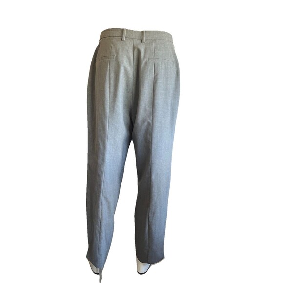 Prada Milano Virgin Wool Designer Dress Pants Men’s 34x26 Gray Cuffed Italian - Picture 5 of 13